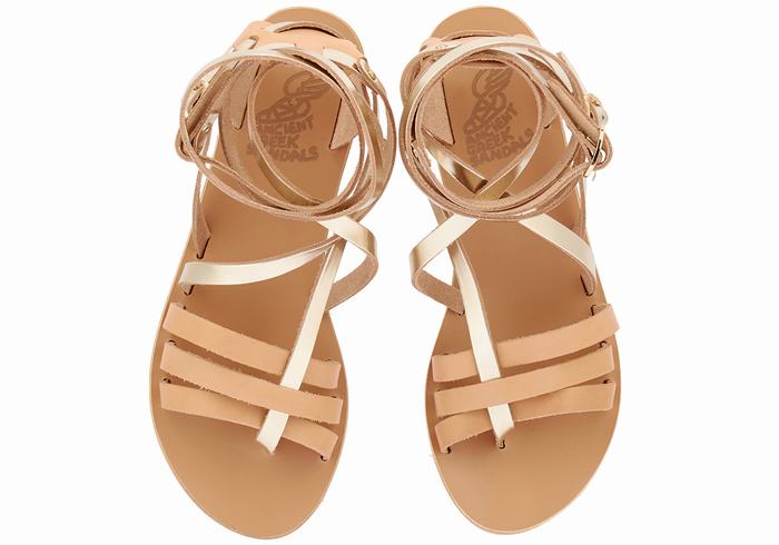 Sandales De Gladiateur Ancient Greek Sandals Satira Leather   | XPC-0899873